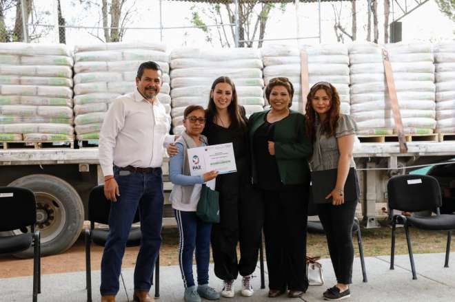 Otorga Gobierno de Zacatecas bienestar a familias de Loreto con paquetes de mejoramiento a la vivienda