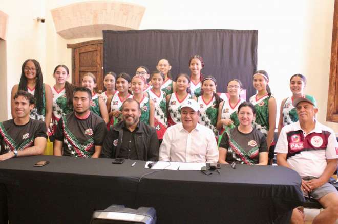 Recibe Zacatecas a la Seleccin Femenil que representar a Mxico en Mundial de Basquetbol Brasil 2024