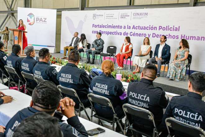 Fortalece Gobierno de Zacatecas capacitacin policial con enfoque en gnero y derechos humanos