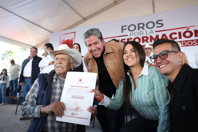 Encabeza David Monreal Foro por la Transformaci�n en Calera; invierte m�s 2 mil 447 mdp 